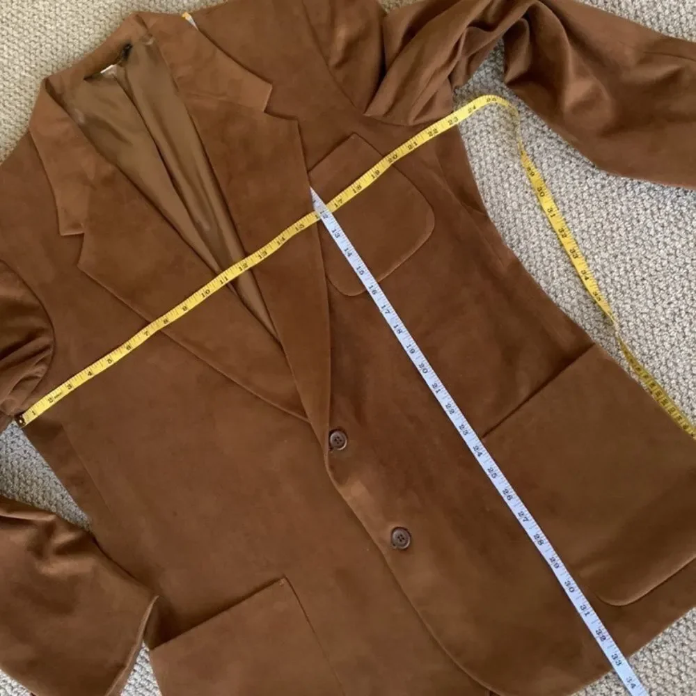 NOT FOR SALE—————-CHAMISTE Tan Sport Coat Blazer Classic Design Fully Lined